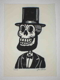 Calavera de Abraham Lincoln por José Pulido
