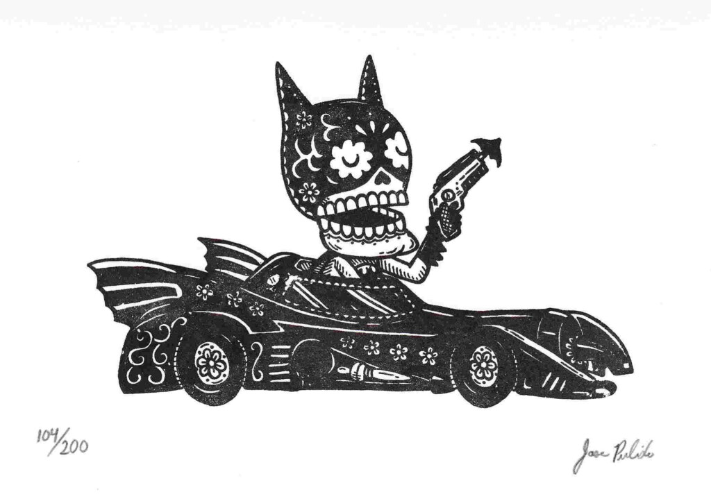 Calavera de Batman por José Pulido