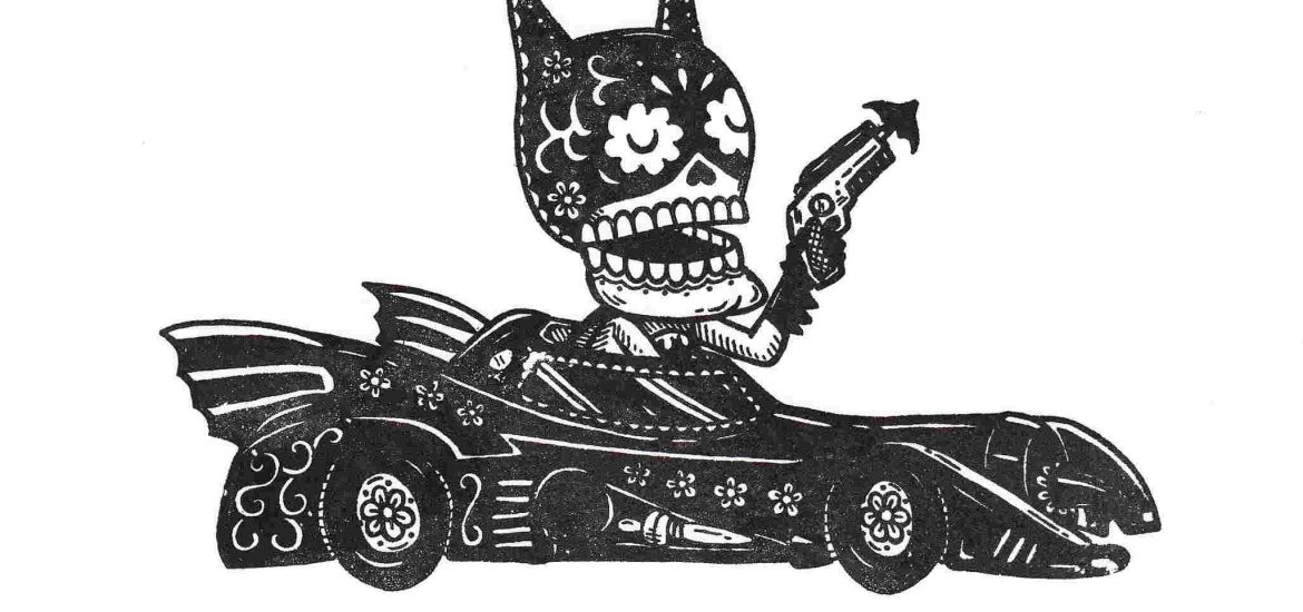 Calavera de Batman por José Pulido