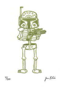 Calavera de Boba Fett por José Pulido