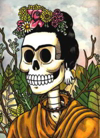 Calavera de Frida Kahlo por José Pulido
