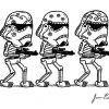 Calaveras de Storm Troopers por José Pulido