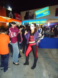 Harley Quinn en el Evento de Presentación Batman Arkham City Ciudad de México