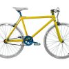 Yellow Fixie Bike