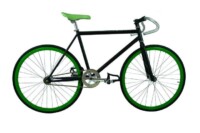 Black custom fixie bike