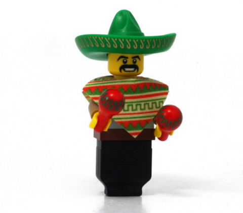 USB Lego en forma de mariachi
