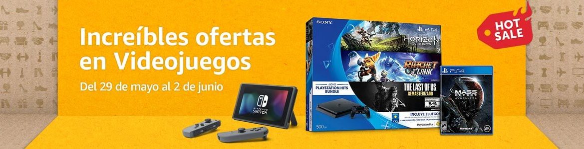 Amazon Hot Sale Videojuegos