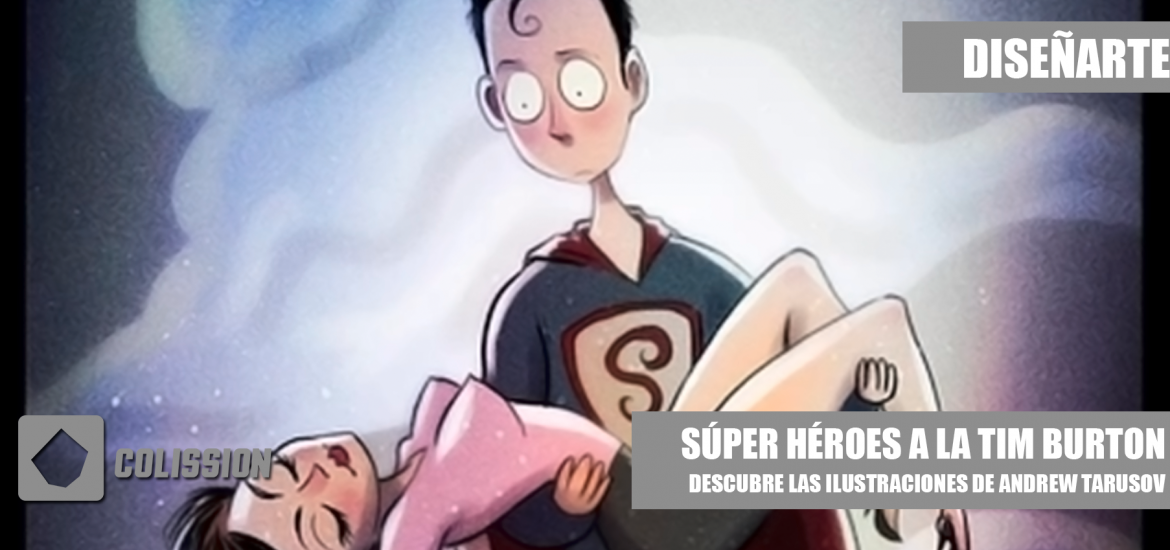 Super Heroes a la Tim Burton