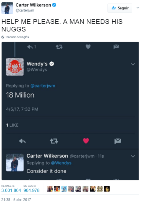 Tweet mas retwitteado de la historia 2017