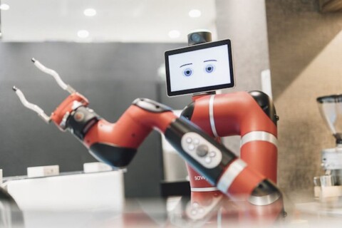 Robot barista en Shibuya