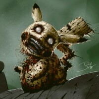 Pikachu Creepy Pokemon