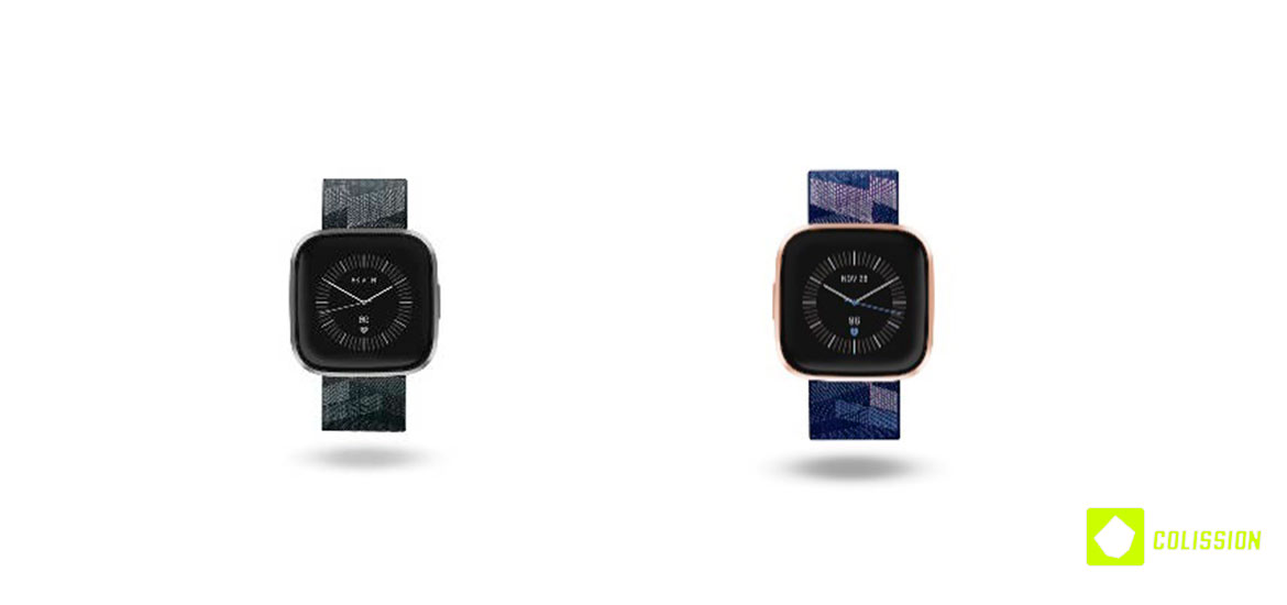 fitbit versa 2 azul nocturno y rosa