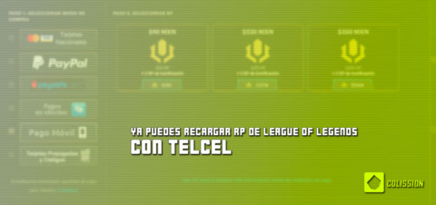 Recarga RP de League of Legends con tu telcel