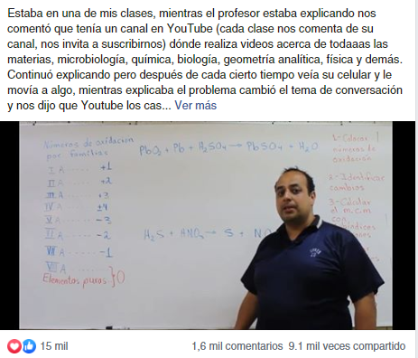 Peticion para ver canal de youtube de maestro del poli