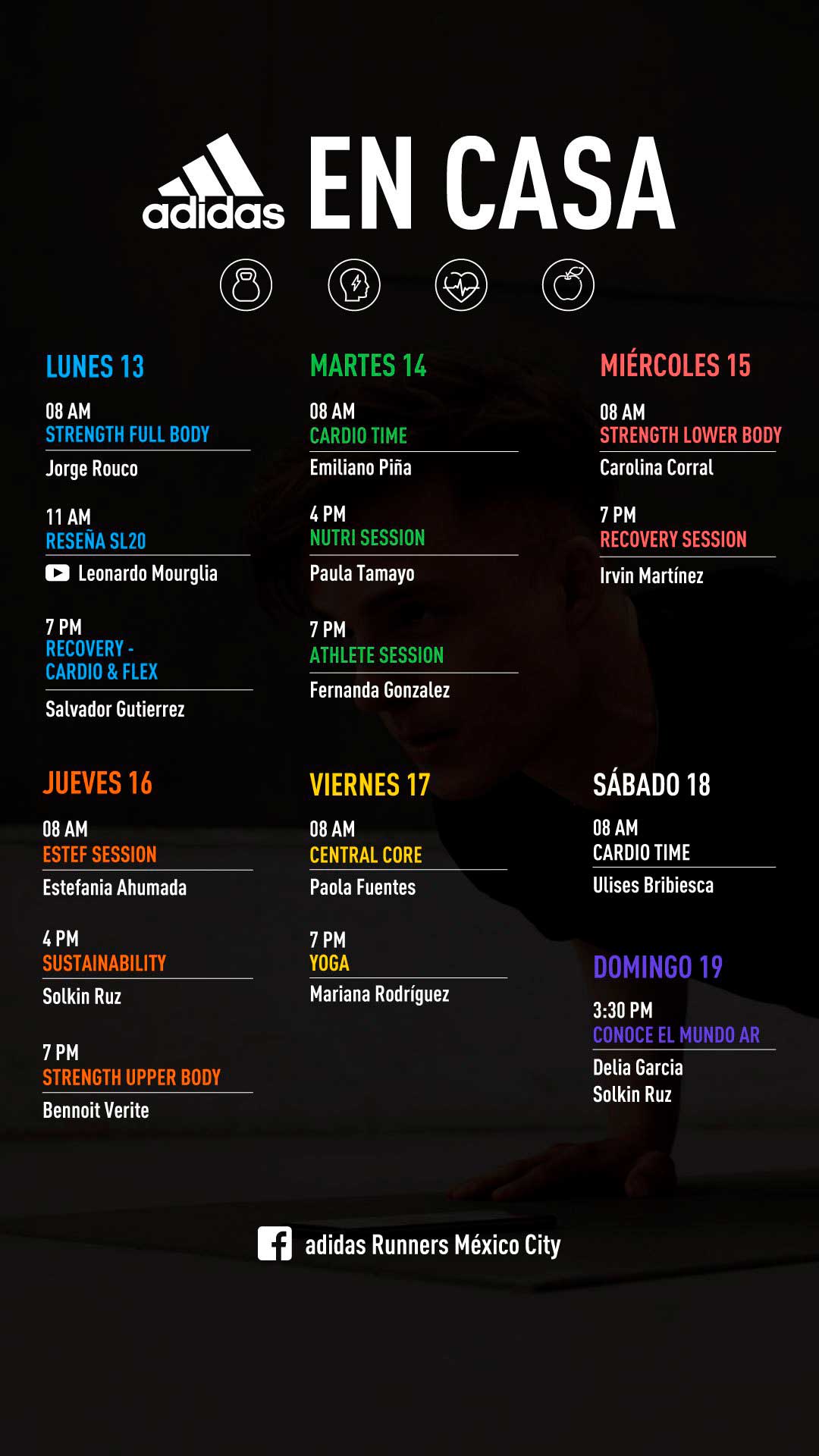 Calendario adidas HomeTeam