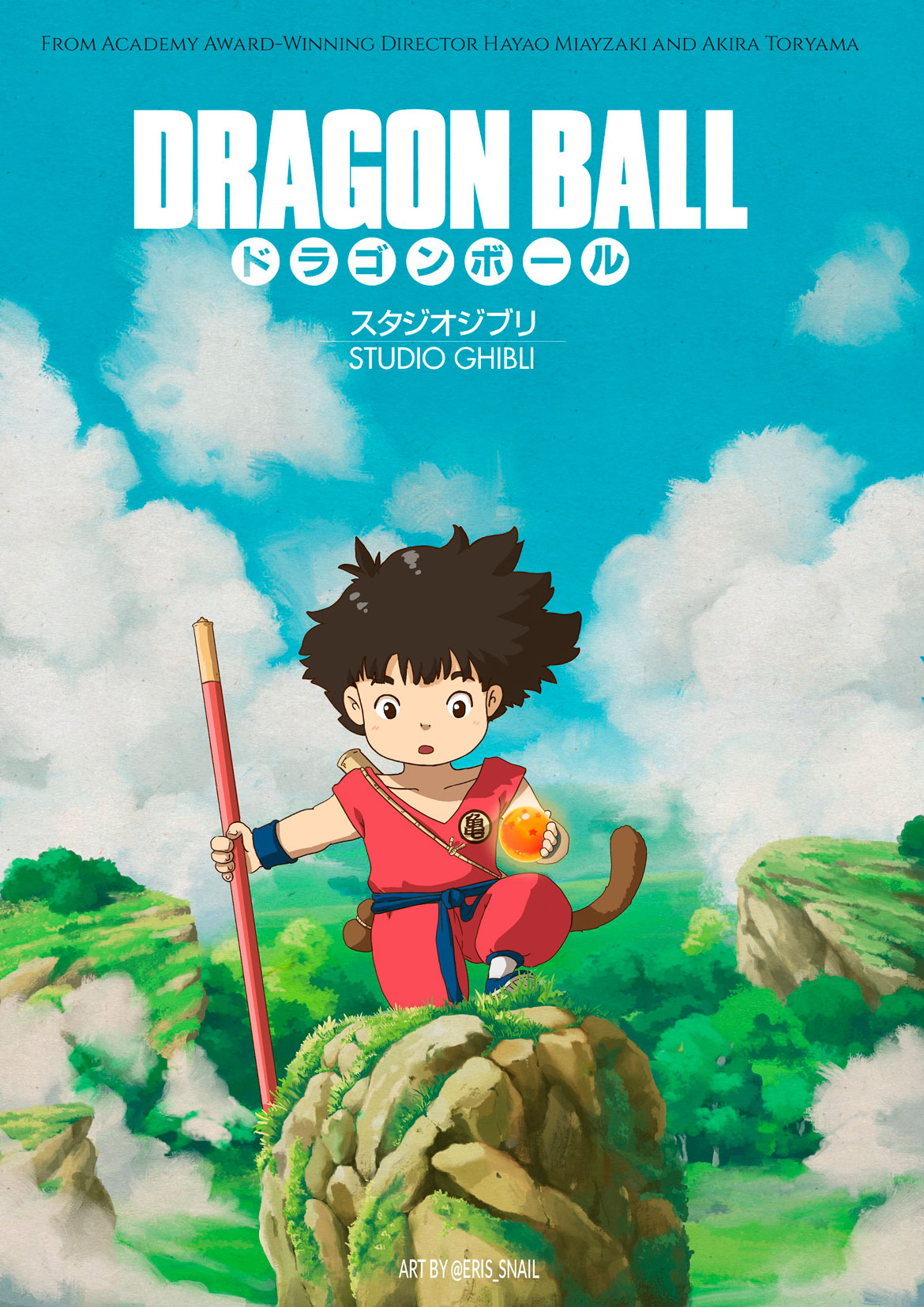 Gokú estilo Ghibli